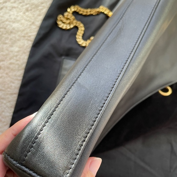 Saint Laurent Reversible Kate Bag black suede and leather YSL - Picture 9 of 16